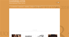 Desktop Screenshot of hammerklavier.com
