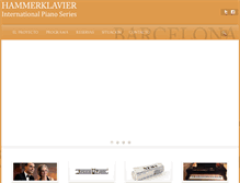 Tablet Screenshot of hammerklavier.com